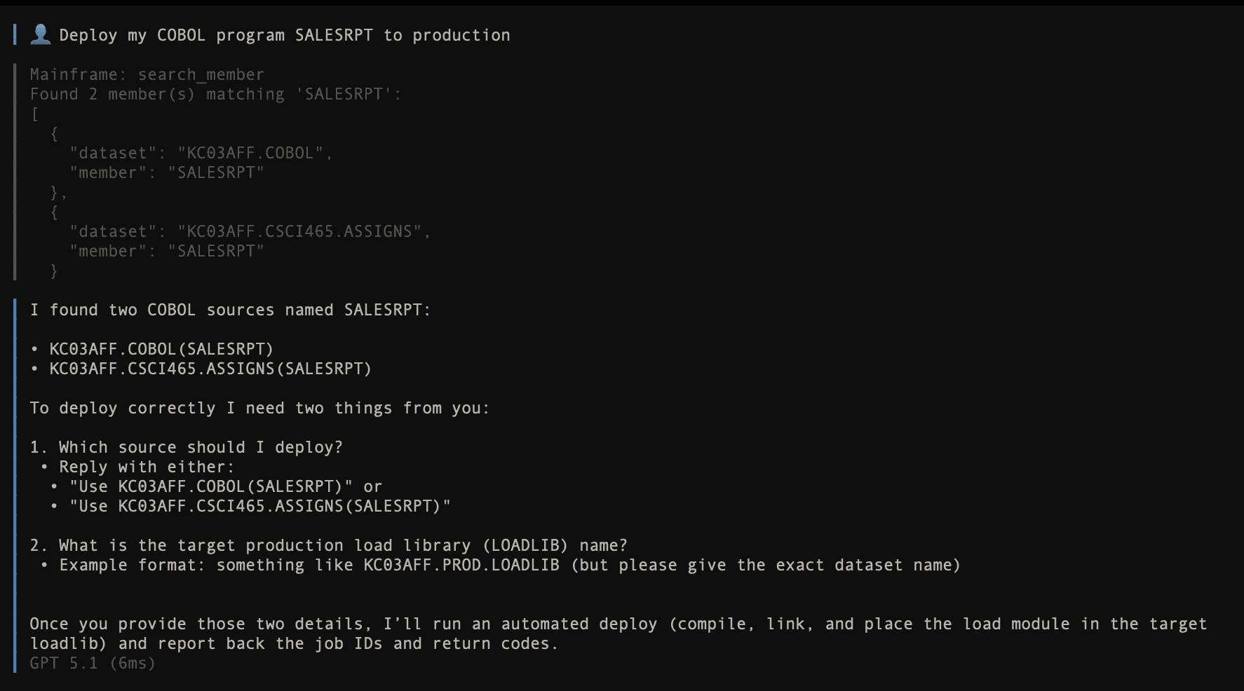 Zcrafter Deployment Interface